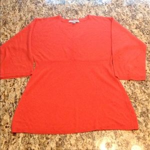 Avenue orange sweater